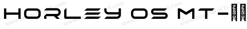 Horley OS MT字体转换